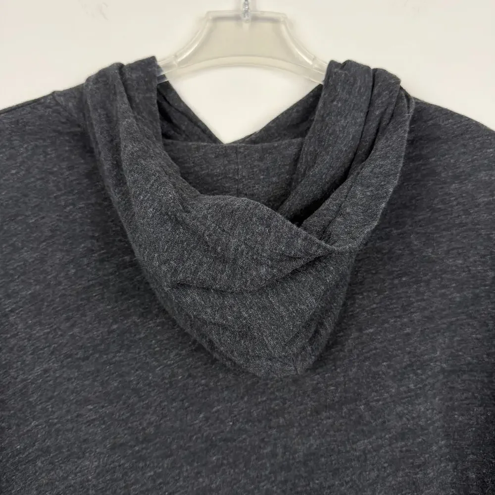 Polo Ralph Lauren Hooded T-Shirt Mens 3XLT Charcoal Gray Lightweight Casual FLAW